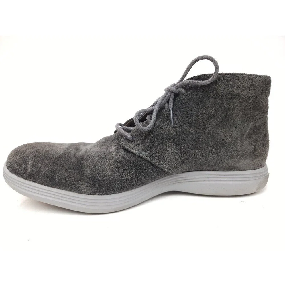 Cole Haan Grand.OS Tour Mens Size 9 M Gray Suede Chukka Ankle Boots C26184